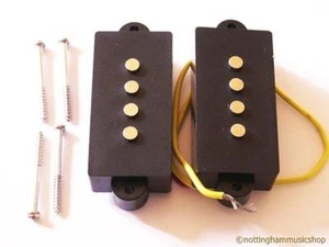 Electric bass guitar precision pickup set pair PB or jazz pickups new + screws - Picture 1 of 1