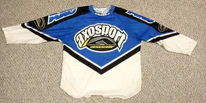Axo Sport Motocross Jersey Men XL/XXL Blue Long Sleeve Axoair USA Vtg MX Bike - Picture 1 of 14