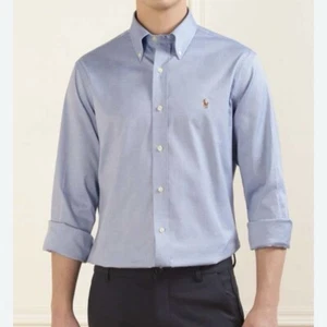 NWT Polo Ralph Lauren Blue Cotton Oxford Button Down Shirt Size 4XB - Picture 1 of 13