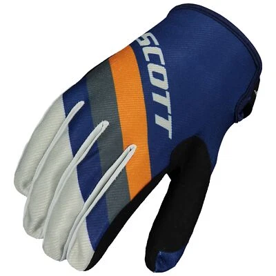 273322 Scott 350 Track Glove Size L Blue/Orange Single Pair Special Price - Image 1 of 2