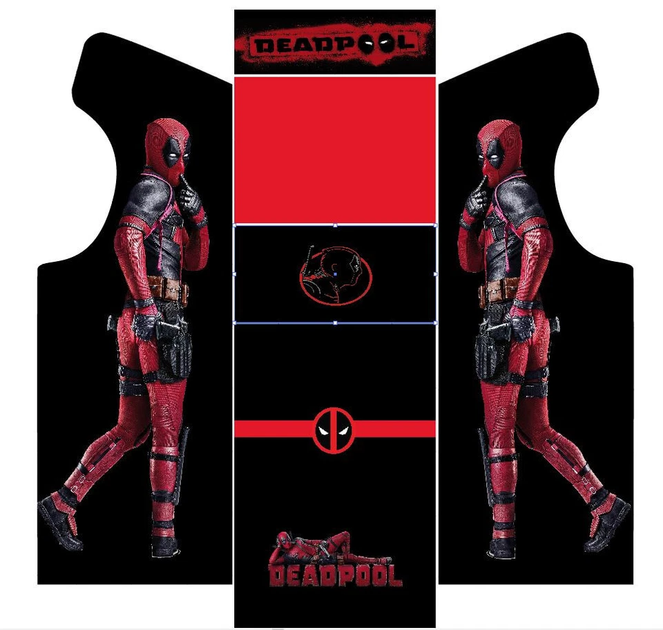 Stickers Borne Arcade - Modèle DeadPool - Photo 1/1