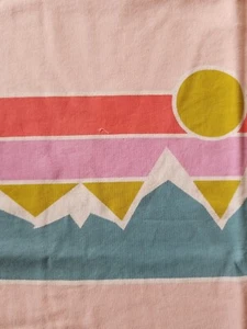 NWOT HANNA ANDERSSON SUNRISE HIGHLAND PINK DROP SHOULDER BOXY TEE SHIRT 130 8 - Picture 1 of 6