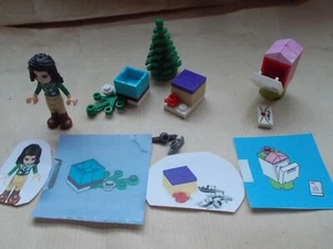 LEGO EMMA SCHLITTSCHUHE EISWINTER POST SPASS BRIEFKASTEN SCHLITTSCHUHE BAUMFREUNDE WINTERSZENE - Bild 1 von 6