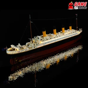 LED Licht Kit für Titanic - Kompatibel mit LEGO® 10294 Set (Klassische Version) - Bild 1 von 12