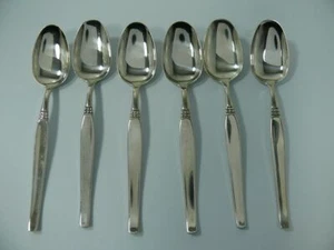 Juego de cucharaditas Robbe & Berking / 6 piezas / plateadas / edición años 90 / 133,0 g - Imagen 1 de 4