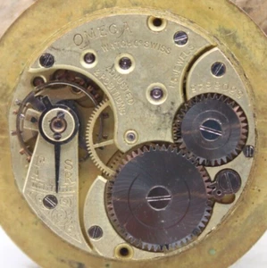 OMEGA POCKET WATCH MOVEMENT SWISS 15j 5308645 26.5mm (QI2) - Picture 1 of 4