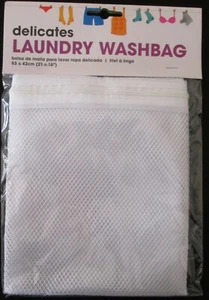 Laundry Washing Bag Wash Lingerie Delicates Mesh Clothes Zip LGE XL Bags BNWT - Picture 1 of 6