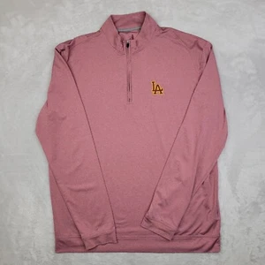 Loyola University Chicago Shirt Men Large 1/4 Zip Pullover Sweatshirt Johnnie O - Picture 1 of 6