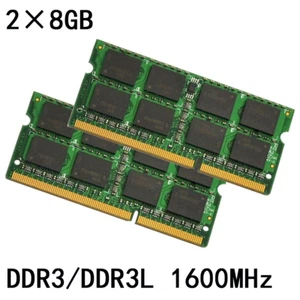 2×8GB 16GB DDR3 PC3-12800 1600MHz Sodimm Laptop Memory RAM Kit 16G 16GB DDR3L - Picture 1 of 5