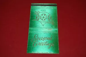 Season's Greetings A.P. Green Refractories, Inc. Vintage Empty Matchbook Cover - Picture 1 of 3