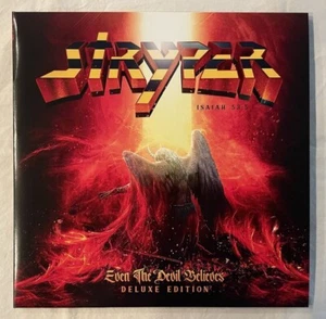 Stryper - Even The Devil Believes / Deluxe Edition Yellow VINYL (NEW) Numbered - Picture 1 of 9