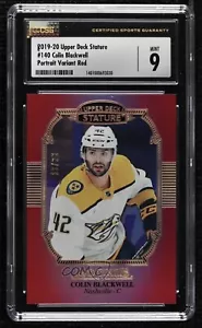 2019 Stature Rookies Portrait Variant Red /20 Colin Blackwell CSG 9 Rookie RC SP - Picture 1 of 2