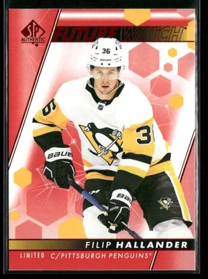 2022-23 SP Authentic - Future Watch Filip Hallander #133 Limited Red (RC) - Image 1 of 2