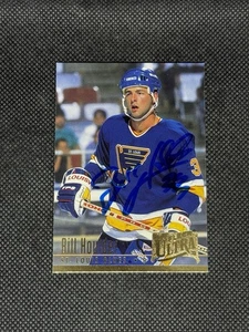 Bill Houlder 1994-95 Fleer Ultra St. Louis Blues Signed Auto Card #362 ~ COA - Picture 1 of 3