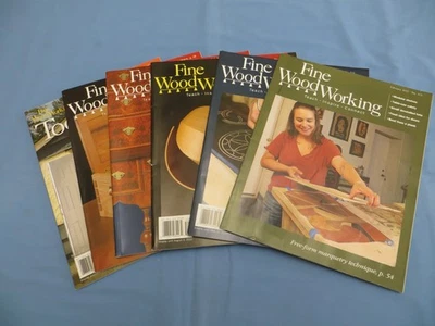 2025 Fine Woodworking Magazine Issues. Lot of 6. Entire Year + Special Issue Foto 1 de 4