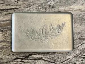 Hand Forged Pounded Service Serving Tray Cheese Tray 14" x 9" SD0219 - Picture 1 of 6