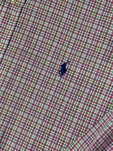 Polo Ralph Lauren Pink Gingham Check Oxford Hemd Herren XL Button Down Pony - Bild 1 von 10