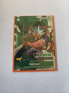Tarjeta ganadora Hatchan (OP03-033) - Juego de cartas inglés de una pieza TCG - Imagen 1 de 1