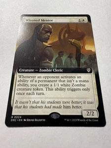 Wizened Mentor (Borderless) Commander: Aetherdrift Regular - Picture 1 of 3
