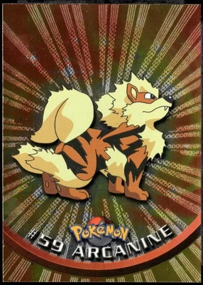 1999 topps Pokemon TV Animation Edition Series 1 Holo Foil #59 Arcanine - Image 1 of 2