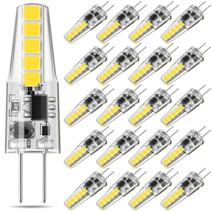 20 Pack G4 LED Bulb 12v RV LED Light Bulbs Halogen Warm White Lights Bulk JC ... - Picture 1 of 6