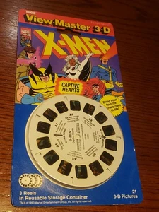Vintage Rare "X-MEN" View-Master 3D NEW SEALED 3-Reel Blaster Pack #1085 - Picture 1 of 8