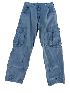 Pantalones cargo vintage Levis para hombre 31/30 verde oliva artículos secos lona holgados patín años 90 - Imagen 1 de 8
