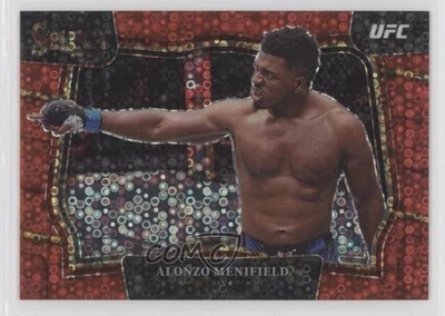 2023 Panini Select UFC Octagonside H2 Red Disco Prizm /99 Alonzo Menifield #282 - Image 1 of 2