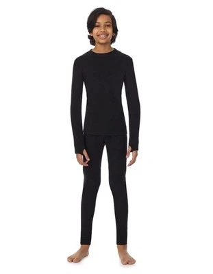 New Boys 6-18 Cuddl Duds Fleecewear Stretch 2-Piece Base Layer Set Size Large - Image 1 of 3