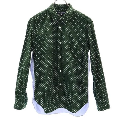 Camisa manga larga COMME des GARCONS HOMME hecha en Japón patrón de puntos S para hombre Foto 1 de 4