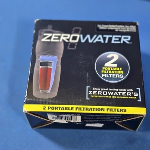 New Sealed Zero Water (ZR-230) 2-Pack Stage 5 Portable Water Filters Tumblers - Picture 1 of 2