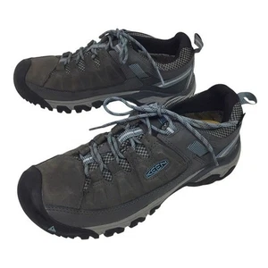 Botas de senderismo Keen Targhee lll impermeables de cuero de caña baja para mujer 10 grises - Imagen 1 de 13