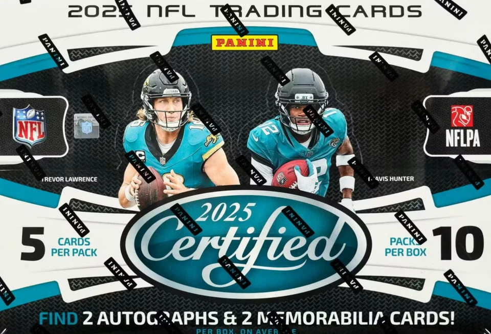 2025 Panini Certified Football Hobby Box FACTORY SEALED