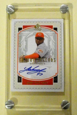 2009 SP Legendary Cuts Future Legends #FL-JC  Johnny Cueto Auto #111/125 Reds - Image 1 of 2