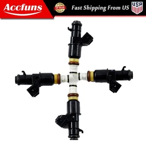 16450-PPA-A01 Set of 4 NEW FUEL INJECTORS For Honda Element 2003-2009 2010 2011 - Picture 1 of 6