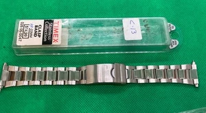 C13 Timex NOS Stainless Steel 18-22 Mm Men’s Silver Wristwatch Band - Picture 1 of 9