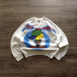 Looney Tunes Vintage 1996 Tweety Bird Weave Me Awone Sweatshirt Size L White - Picture 1 of 6