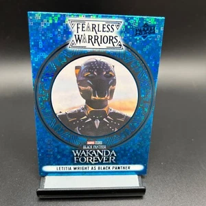 2024 UD Wakanda Forever 1 Letitia Wright as Black Panther Fearless Warriors /199 - Picture 1 of 2