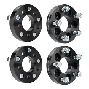 4Pcs 1" 25mm 5x100 to 5x114.3 Wheel Spacers Adapters 12x1.5 For Lexus Toyota - Picture 1 of 12