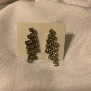 Vintage Damen drei Strang Strass Ohrhänger-Posten - Bild 1 von 2