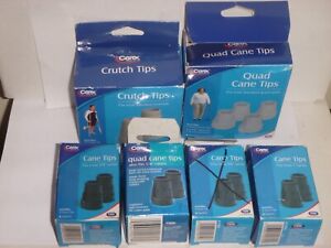 Carex Cane Tips - 2 Tips - Choose your size - 3/4" - 5/8" - 7/8" - 1 inch