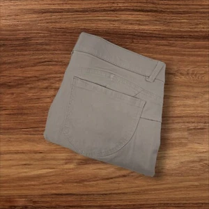 NWT Democracy Pants Size 16 Ab Technology Mid Rise Ankle Skimmer Stretch Khaki - Picture 1 of 14