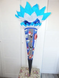 XXL Schultüte Polizei Junge Zuckertüte Polizei Schultüte mit Name neu - Bild 1 von 3