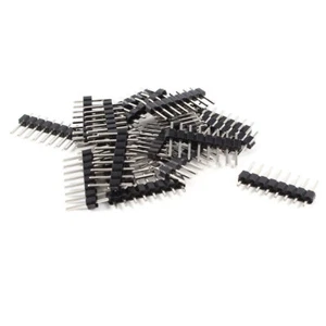 20 piezas 2,54 mm de paso 1 x 8 pin conector PCB de vaso conectores de Pin Recto - Imagen 1 de 1