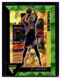 2020-21 Panini Flux Green Cracked Ice Prizm #123 Al Horford Fanatics