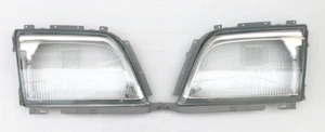 Magneti Marelli Mercedes Benz Headlight Front Lamp Lens PAIR Left+ Right - Picture 1 of 5