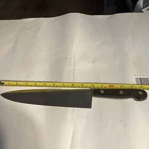 Vintage Oneida Custom Edelstahl Kochmesser 10" Klinge 15" lang - Bild 1 von 10