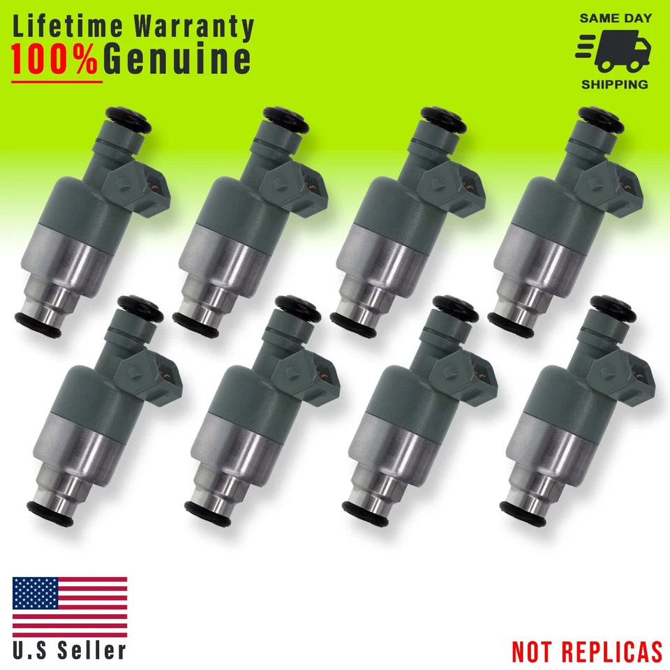 X8 OLDSMOBILE AURORA 1995  V8 4.6 FUEL INJECTORS 17109386 SIPPING SEND DAY  - Image 1 of 1