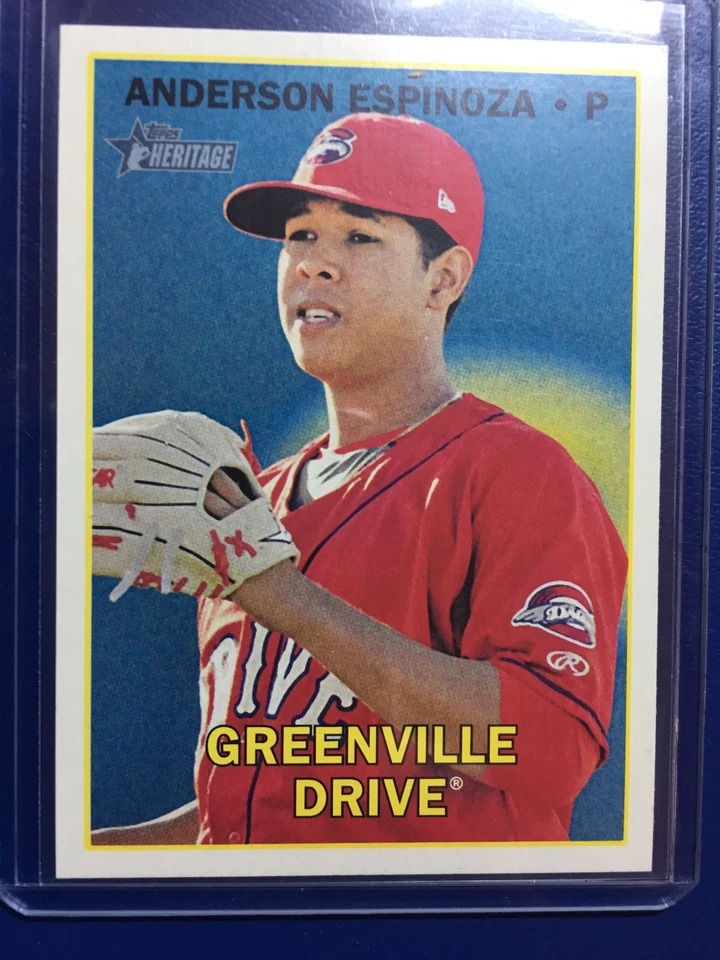ANDERSON ESPINOZA 2016 Topps Heritage ROOKIE CARD #203 HIGH NUMBER SP - Image 1 of 1