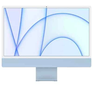 Apple iMac 24" (256GB SSD, Apple M1, 3.20GHz, 8GB, 7-Core GPU) Blue - MJV93LL/A - Bild 1 von 3